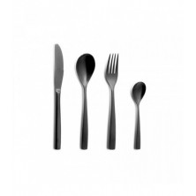 Tenedor Lunch BCN Negro (Caja 12 Uds) Comas - La Casa de Vesta