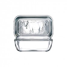 Mantequera Con Tapa Vaca 17 x 17 cm.