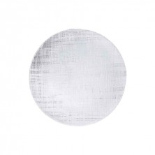 Plato Llano Ikonic Transparente Relieve 33 cm.