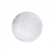 Plato Llano Ikonic Transparente Relieve 28 cm.