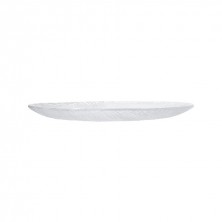 Plato Llano Ikonic Transparente Relieve 33 cm.