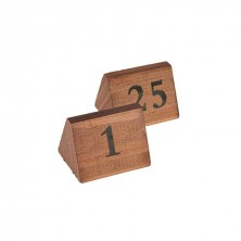 Números Sobremesa Madera 1 al 25 5,8 x 4,6 x 4,2 cm García de Pou - La Casa de Vesta