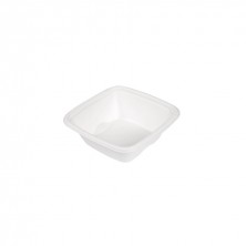 Tarrina Cuadrada Blanca Bionic 70 ml (Pack 50 Uds.)