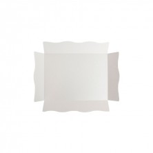 Bandeja Con Tapa Blanca 23 x 17 x 4,5 cm. (Pack 50 Uds.) García de Pou - La Casa de Vesta