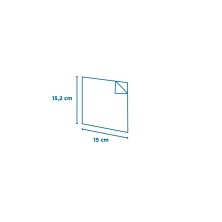 Bolsas Abiertas a 2 Lados 15 x 15,2 cm (Pack 100 Uds) García de Pou - La Casa de Vesta