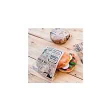 Bolsas Big Burger Times Kraft 23 x 25,5 cm (Pack 500 Uds) García de Pou - La Casa de Vesta