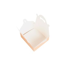 Cajas Pastelería Con Asas Kraft 20 x 18 x 7 cm. (Pack 50 Uds.) García de Pou - La Casa de Vesta