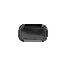 Mini Bandeja Rectangular Negro 4 x 8 cm. (Pack 100 Uds.) García de Pou - La Casa de Vesta