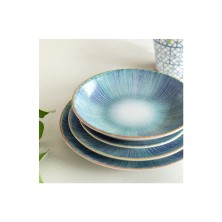 Plato Llano Esmeralda 28 cm. (Caja 12 Uds.) Lubiana - La Casa de Vesta