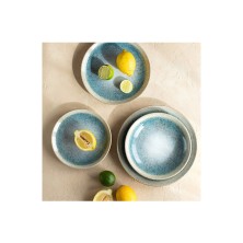 Plato Hondo Turquesa Óxido 23 cm. (Caja 12 Uds.) Lubiana - La Casa de Vesta