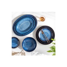 Fuente Oval Cosmos Blue 33 cm. (Caja 6 Uds.) Lubiana - La Casa de Vesta