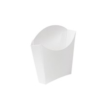 Cajetillas Para Fritos Blanco 13,5 x 8,5 x 16 cm. 165 G (Pack 200 Uds.) García de Pou - La Casa de Vesta