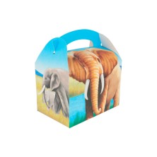 Caja Menú Infantil Elefantes 15,5 x 10,5 x 17,5 cm. (Pack 50 Uds.) García de Pou - La Casa de Vesta