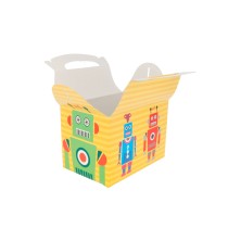 Caja Menú Infantil Robot 15,5 x 10,5 x 17,5 cm. (Pack 50 Uds.) García de Pou - La Casa de Vesta