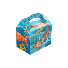 Caja Menú Infantil Fondo Del Mar 15,5 x 10,5 x 17,5 cm. (Pack 50 Uds.) García de Pou - La Casa de Vesta